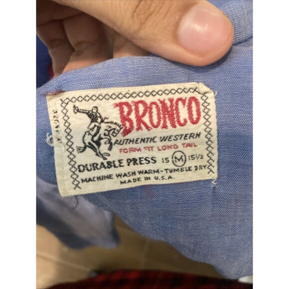 Bronco Woman’s Floral Blouse Size Medium western - Picture 9 of 9